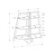 Monarch Specialties Bookshelf, Bookcase, Etagere, 3 Tier, 48"H, Office, Bedroom, Laminate, White, Contemporary, Modern I 2427 - alternate 5
